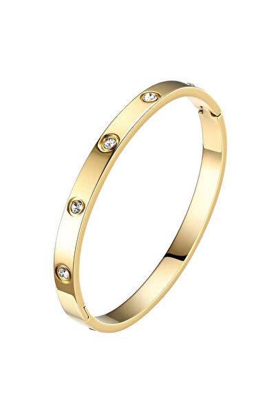 PRETTY LITTLE LADY PREMIUM STYLE BRACELET, 18K GOLD PLATED STEEL