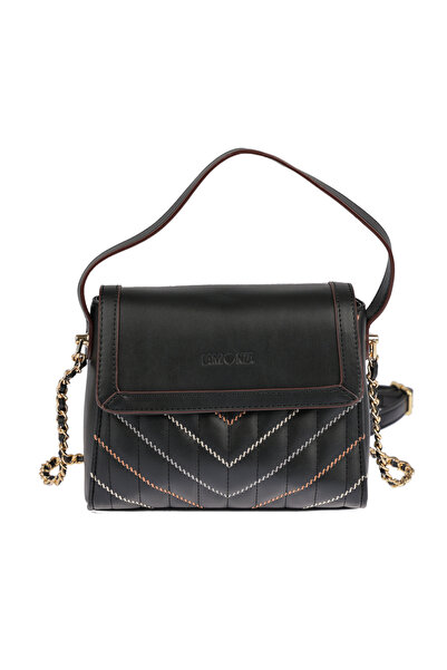 Lamonza GEANTA DE DAMA ELSA 21.5X8X17.5 CM NEGRU