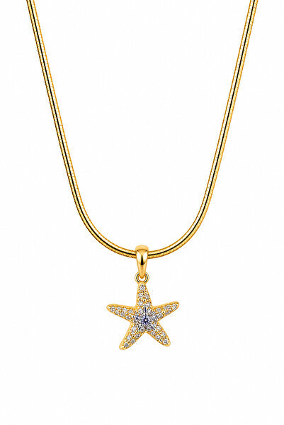 Jack Ferrero Women's colorfast steel necklace 50cm