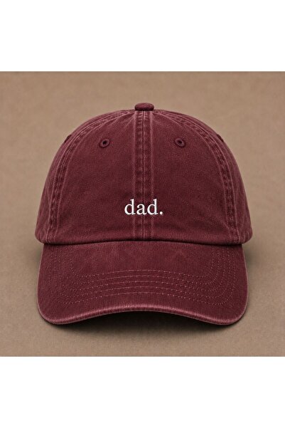 WeavedCo Dad Embroidered Vintage Washed Hat Father's Day Special Hat Gift