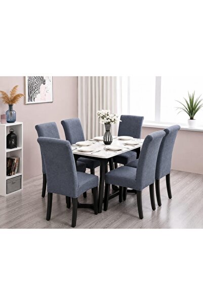 Lenjeria Pufoasa Husa scaun 6 piese, Lycra