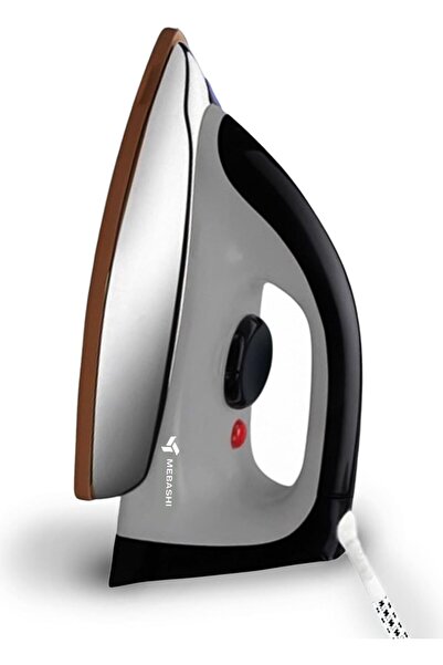 MEBASHI ME-IR3001 Heavy Dry Iron - Premium Black with Golden Ceramic Soleplat...