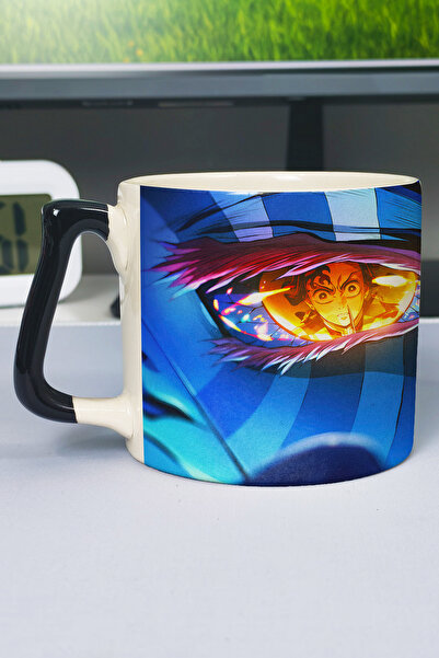ZipZap Kimetsu No Yaiba Anime Printed Ceramic Luxury Mug (1 Piece) Custom Bla...