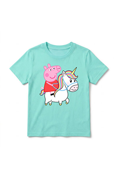 URBANTRENDSTORE Peppa Pig Themed Unisex Girls' Boys' Cycling Round Neck Basic...