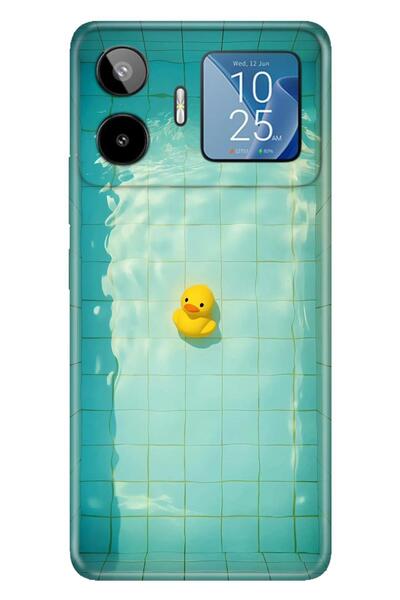 General Mobile GM 26 Pro (G903) Kılıf Havuz Keyfi Temalı Desenli Darbe Emici ...
