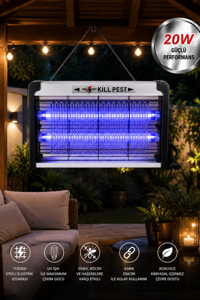 Blackbird Game Center Glr KF-6020 Sinek Öldürücü Lamba Uv Işıklı 20W Elektrik...