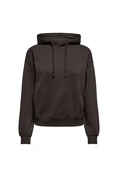 ONLY Damen Hoodie - ONLBEST HOOD SWEAT, Kapuze, Regular Fit, einfarbig
