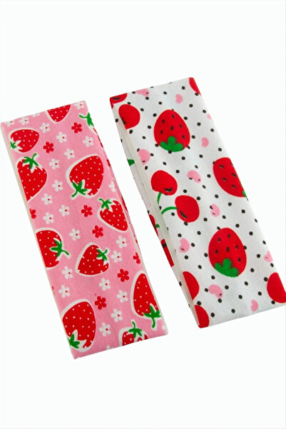 Eco Lounge Cherry Strawberry Patterned Children's Hair Band 6 cm
