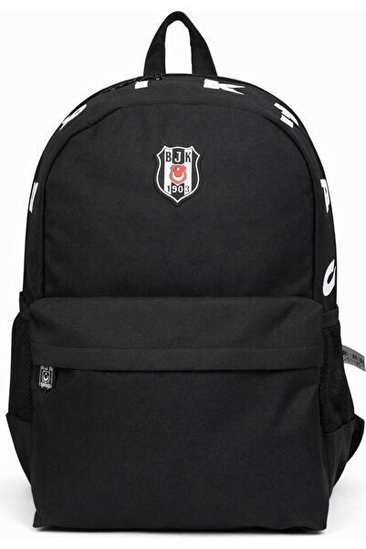 Beşiktaş Licensed 3-Compartment Backpack - Water-Repellent School Bag with La...