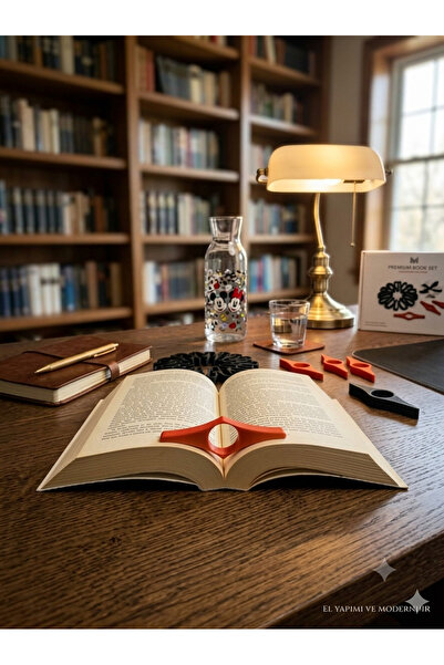 TANORIAN Kitap Okuma Yüzüğü - Yeni nesil kitap ayracı - Sayfa Tutma Yüzüğü 1A...