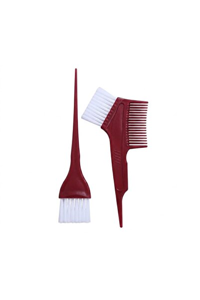 pasteel Hair Dye Brush with Comb, Blue and White, Hair Coloring Tool Set, 2 P...