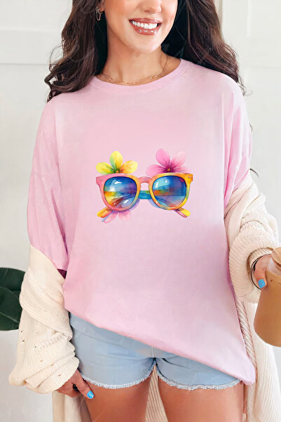Sarah's Boutique Women's T-shirt – 100% cotton – Floral Shades