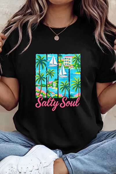 Sarah's Boutique Women's T-shirt – 100% cotton – Salty Soul