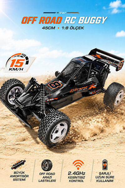 YILDIRIM OYUNCAK Uzaktan Kumandalı 15 Km/H Yapan Drift Atan Off Road RC Araba...
