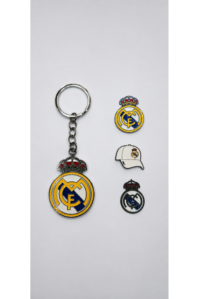 Generic Real Madrid Fan Kit - Real Madrid Logo Medal 3 Mobile Phone Stickers