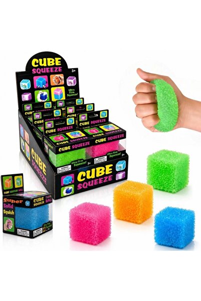 Zenorius Cub Antistres, Nice Cube 5x5cm, Jucărie Senzorială Squishy din Gel E...