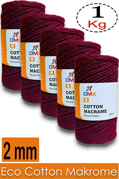 Diva İplik Dmx Cotton Macrame (5X200 Gr) - Pack of 5 - Color -999