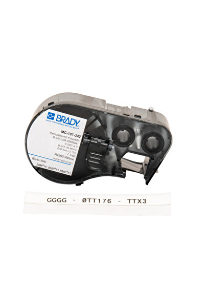 Brady MC-187-342 PermaSleeve® Heat Shrink Wire Marking Sleeves