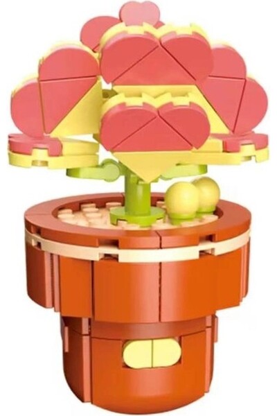 DOSTOYS Blossom Mini Flower Block Toy Ala Hearts 152 Pieces 6+