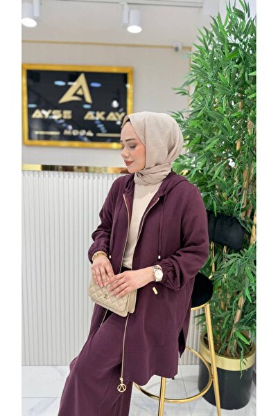 MODA Ayşe Akay tencel kubra kumaş ikili takım