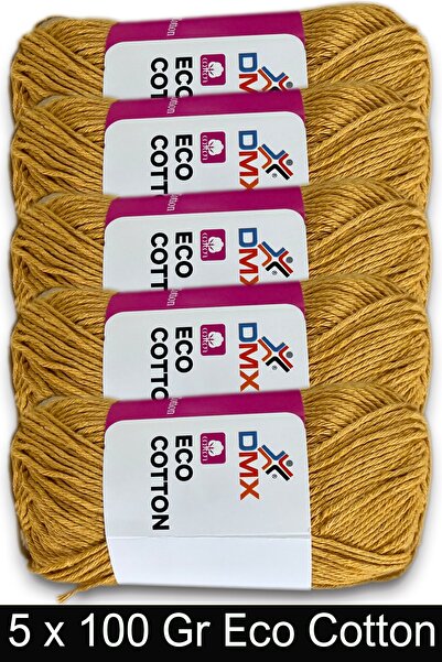 Diva İplik Bumbac Natural Dmx - Fir de Bumbac - 5 x 100 Grame (Pachet de 5) 1974