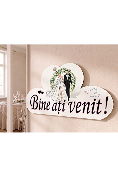 Bello Carino High quality decoration products "Welcome!" Plaque, Intertwined ...