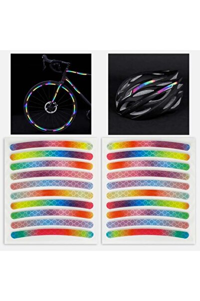 OEM Reflective Bicycle Stickers, Multicolor, Increased Visibility and Safety,...