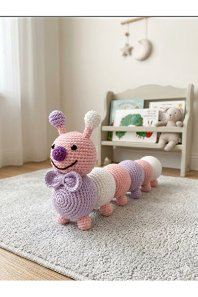 HANDORA_TR Amigurumi tırtıl uyku arkadaşı