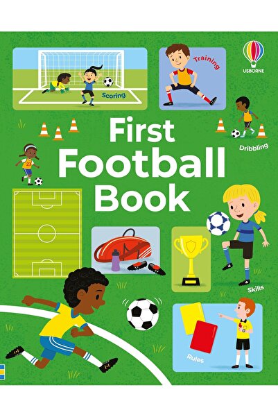 Usborne First Football Book – Illustrated book in English for children 5+ years,