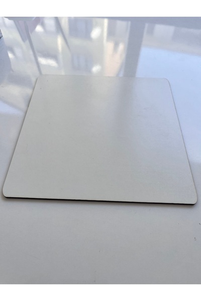 PikapikLazer 35x35 MDF Beyaz Pasta Altlığı