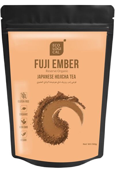 Ecological Fuji Ember Reserve Organic Hojicha Tea Powder 150g – Premium Japan...
