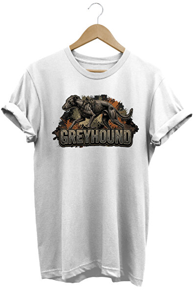 WİDİ Unisex Basset Hound Printed T-Shirt - Hunter Dogs Series Crew Neck Cotto...