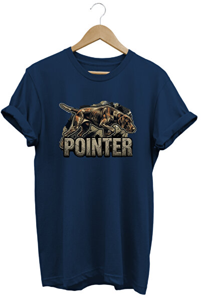 WİDİ Unisex Basset Hound Printed T-Shirt - Hunter Dogs Series Crew Neck Cotto...