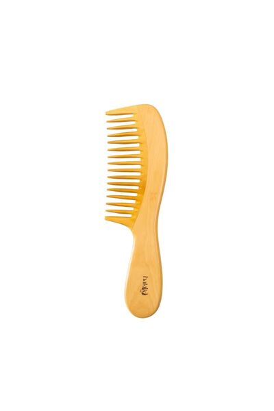 Hakiki Store Doğal Geniş Dişli Saplı Şimşir Tarak 23 Cm – Ultra Pürüzsüz Yüzey