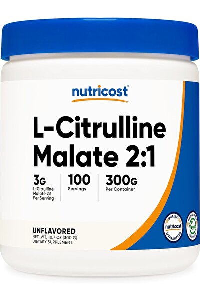 Nutricost L-Citrulline Malate (2:1) Powder (300 Grams)
