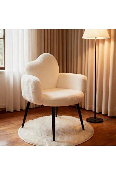 Snooe Dressing table stool bedroom chair living room stool，four metal feet.