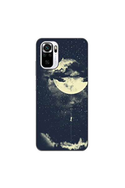 OEM Husa compatibila cu Xiaomi Poco M5s Silicon Gel Tpu Model Moon Climbing