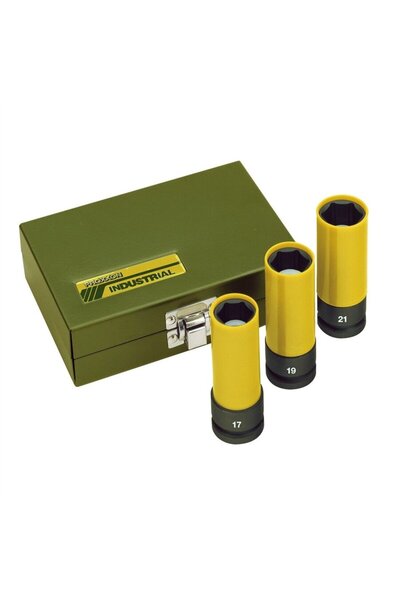 Proxxon Set chei tubulare de impact cu invelis de plastic
