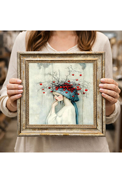 Dekorsiahome Antique Framed Decorative Painting Dk0285