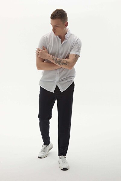 PAULMARK Pantalone ravnih nogavica Sa deznom Jogger