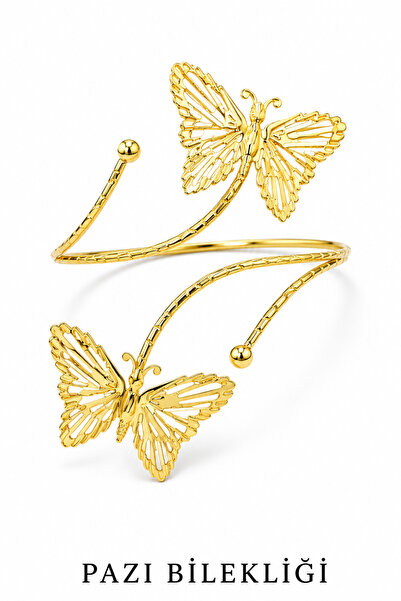Jack Ferrero Spiral twist design gold adjustable arm bicep bracelet