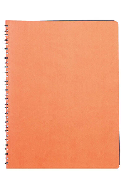 Ego Spiral Notebook A4 Undated Orange Siena
