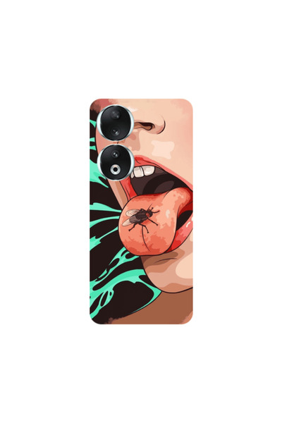 Other Honor 90 5G Black Snake Transparent Silicone TPU Θήκη