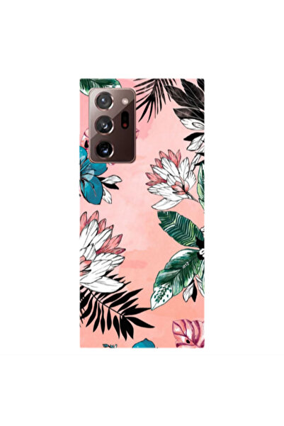 Other Samsung Note 20 Ultra Tropical flowers Transparent Silicone TPU Θήκη