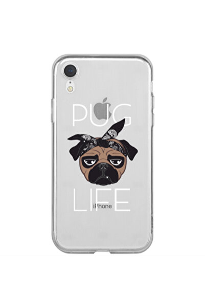 Other Apple iPhone Xr Pug Life Transparent Silicone TPU Θήκη