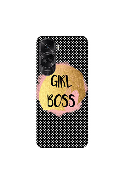 Other Honor 90 Lite 5G Girl boss make up Transparent Silicone TPU Θήκη