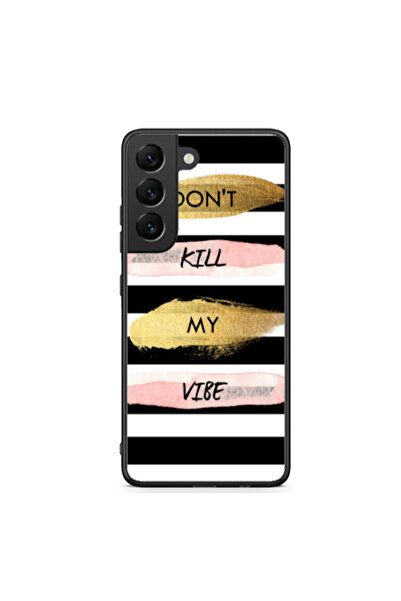 Other Samsung S22 Plus Kill my vibe Black Glossy Θήκη