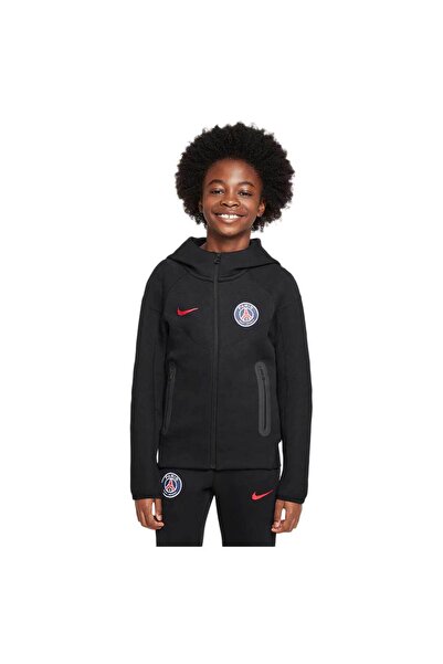 Nike Hanorac Tech Fleece Paris Saint-Germain pentru copii S / 8–10 ani