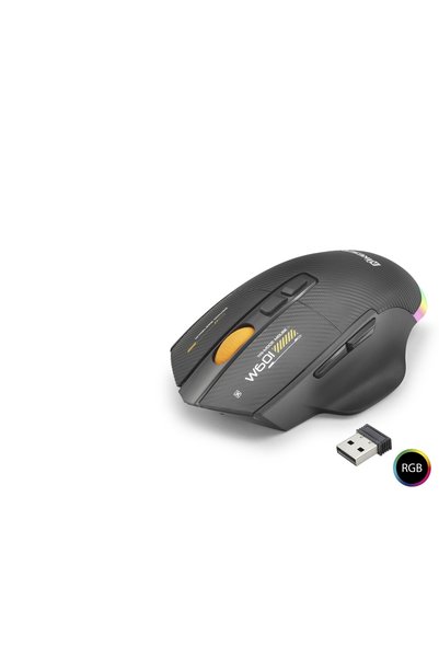 Skygo Tri Mode Mouse 12800 Dpi 7 Tuş Makro 1000Hz Rgb - Siyah W601B