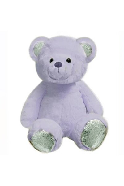 OEMS Soft teddy bear with a 14-inch sparkle, light purple color - russ